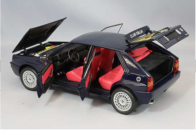Kyosho KS08343SC 1/18 Lancia HF Integrale Club Italia Blue Diecast