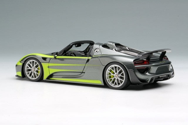 EIDOLON EM812C 1/43 Porsche 918 Spyder Weissach Gray Resin Limited 80pcs
