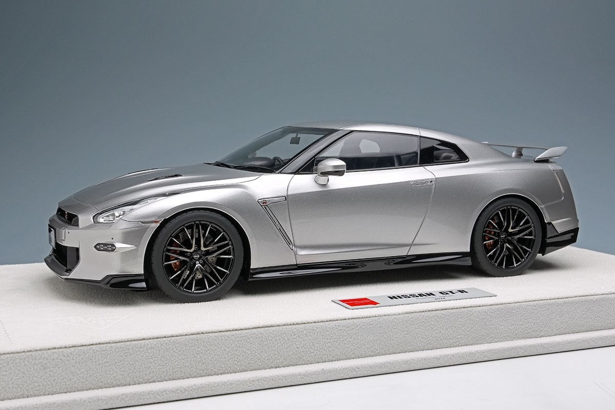 Make Up EIDOLON EML083C 1/18 Nissan GT-R Premium Ed 2024 Ultimate Metal Silver