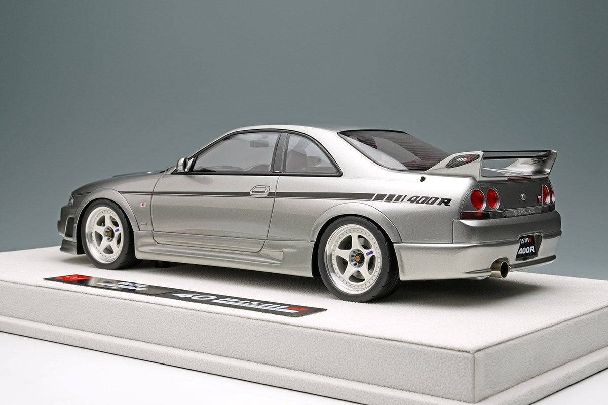 Make Up EIDOLON EML102C 1/18 NISMO 400R 1996 Silver Resin