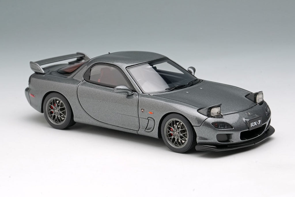 EIDOLON EM817A 1/43 Mazda RX-7 FD3S Spirit R 2002 Headlamp Open Titanium Gray
