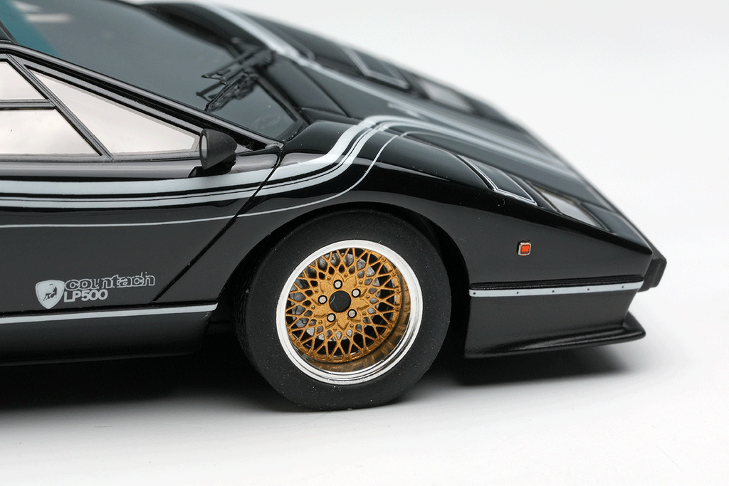 Make Up EIDOLON EM443A 1/43 Lamborghini Countach LP500R Tokyo Show 1977