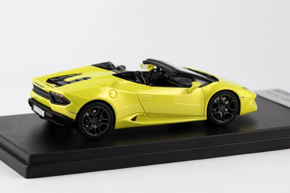 Looksmart LS464A 1/43 Lamborghini Huracan LP580-2 Spyder Giallo Tenerife Resin