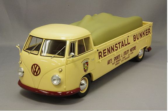 Schuco SCH450007500 1/18 Volkswagen T1 Kart Transporter BUNKER Resin