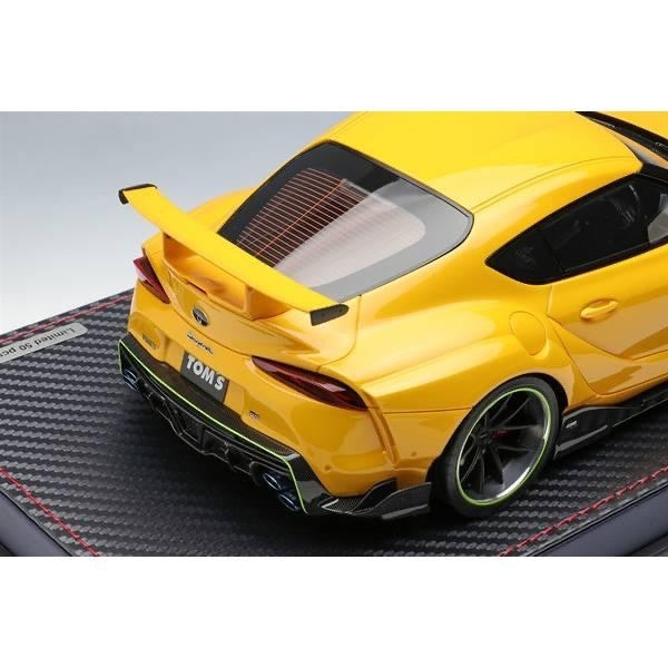 Make Up IDEA IM053B 1/18 TOM'S GR Supra 2020 Lightning Yellow