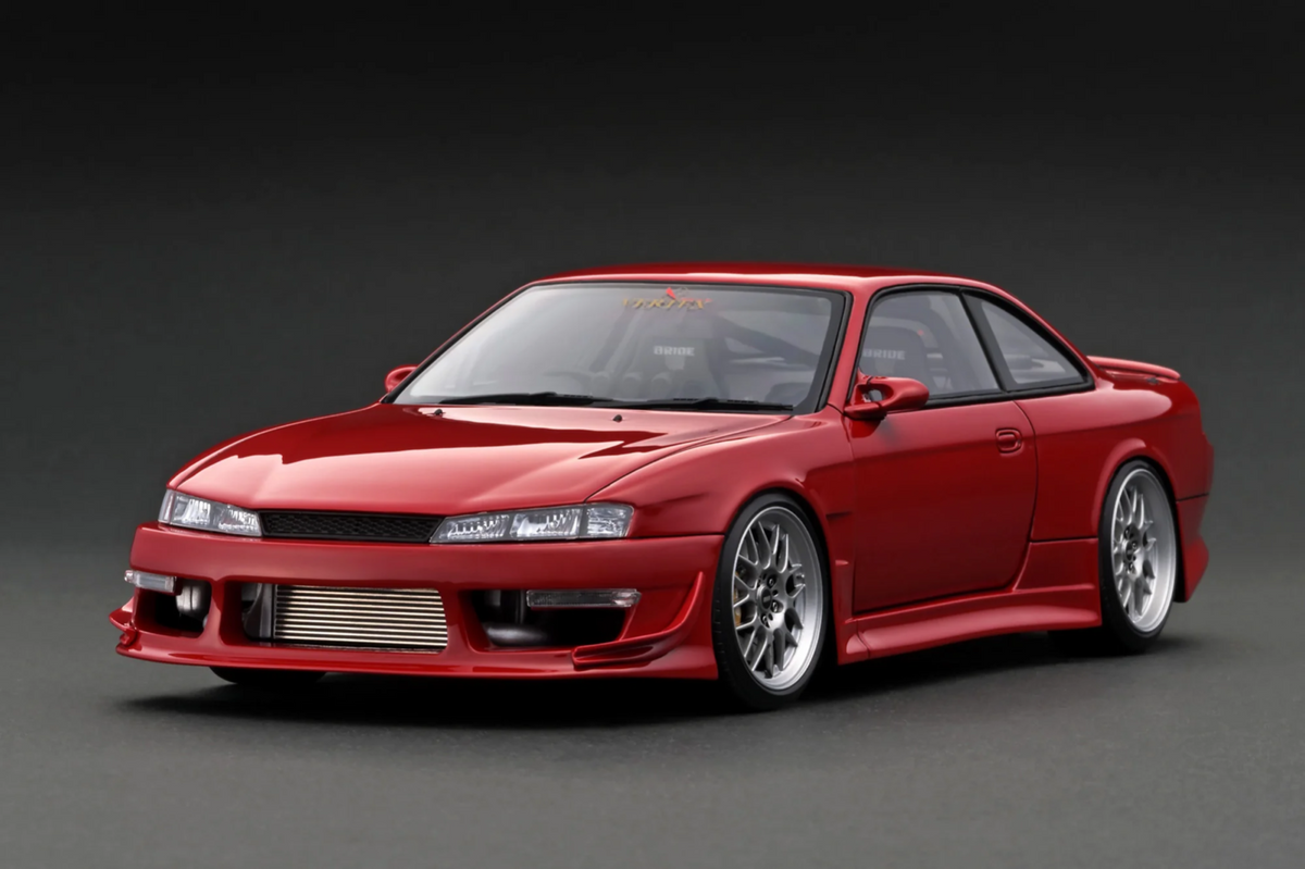 Ignition Model IG3083 1/18 VERTEX Nissan Silvia S14 Red With SR20 Engine