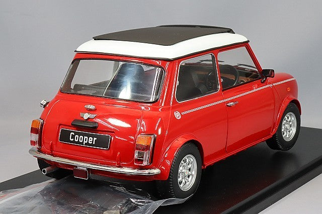KK Scale KKDC120074R 1/12 Mini Cooper Sunroof Red White RHD Diecast