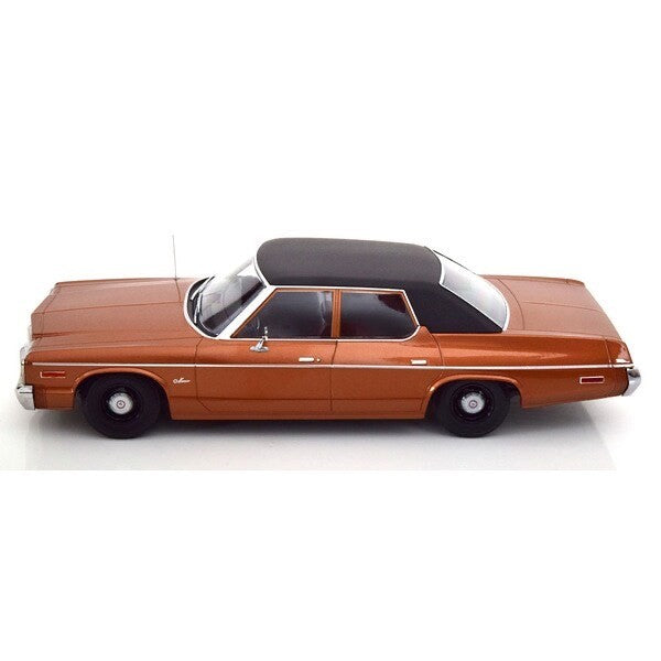 KK Scale KKDC181123 1/18 Dodge Monaco 1974 Vinyl Roof Brown/Black Diecast