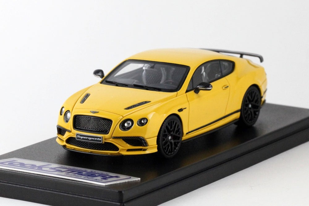 Looksmart LSBT12C 1/43 Bentley Continental Supersports 2017 Monaco Yellow Resin