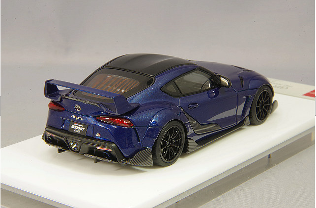 Make Up EIDOLON EM503G 1/43 Toyota GR Supra TRD 3000GT Concept Deep Blue 2019
