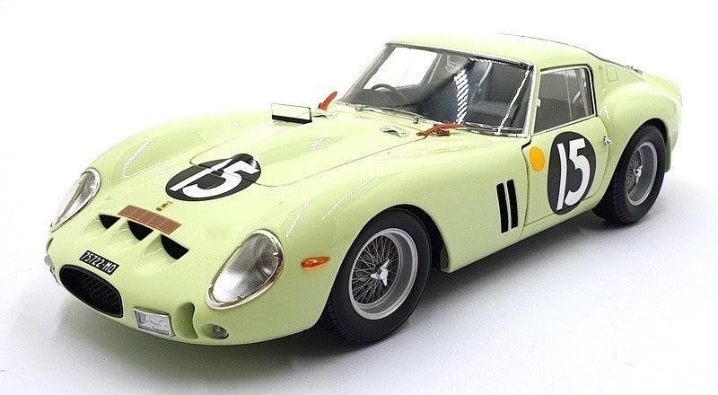 Kyosho KS08438C 1/18 Ferrari 250 GTO 1962 Goodwood #15 Light Green Die-Cast Mode