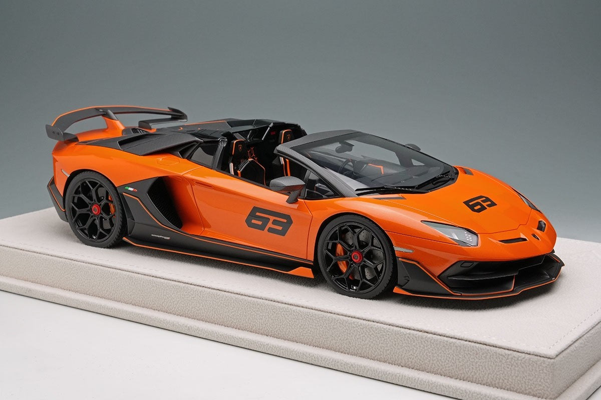 EIDOLON EML030I 1/18 Lamborghini Aventador SVJ 63 Roadster 2019 Arancio Atlas