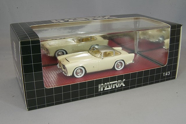 MATRIX MX40405-012 1/43 Dodge Storm Zeder Z-250 Bertone 1953 White Resin