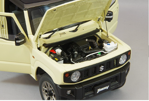 AUTOart Aa78500 1/18 Suzuki Jimny JB64 Ivory/Black Roof Composite