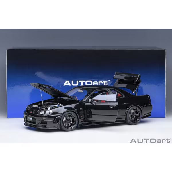 AUTOart 77463  1:18 Nissan Skyline GT-R R34 NISMO Z-tune Black Pearl Diecast