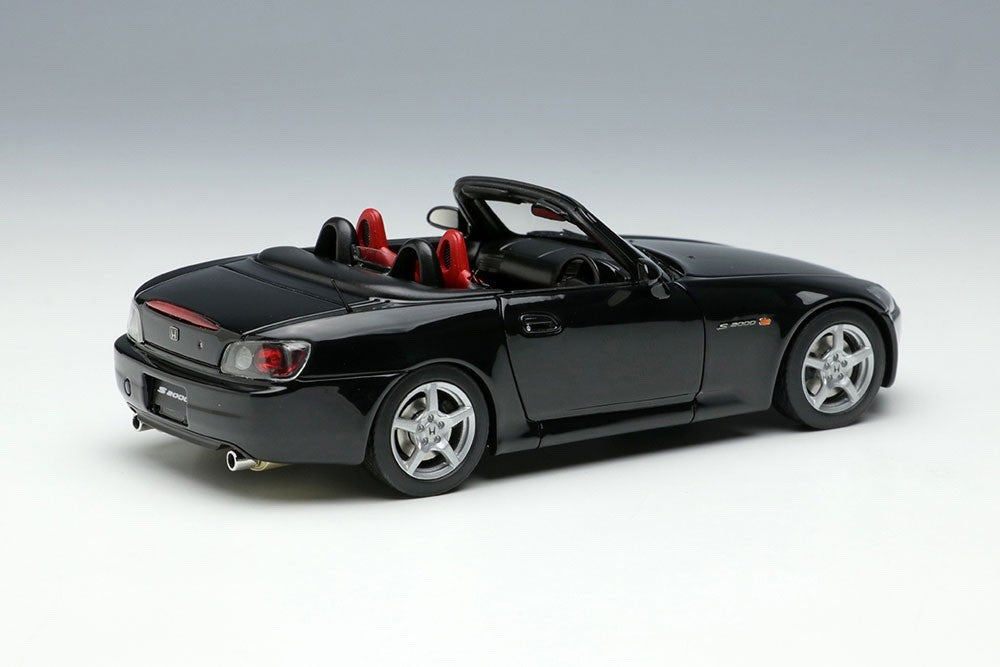 Make Up EIDOLON EM667C 1/43 Honda S2000 AP1 1999 Berlina Black Resin Model Car
