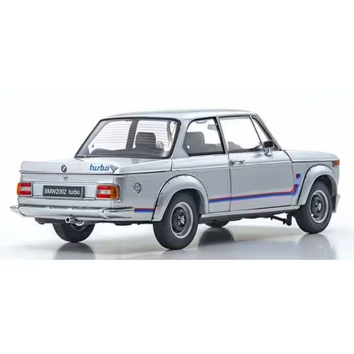 Kyosho KS08544S - 1/18 BMW 2002 Turbo Silver [Die-cast Model Car]