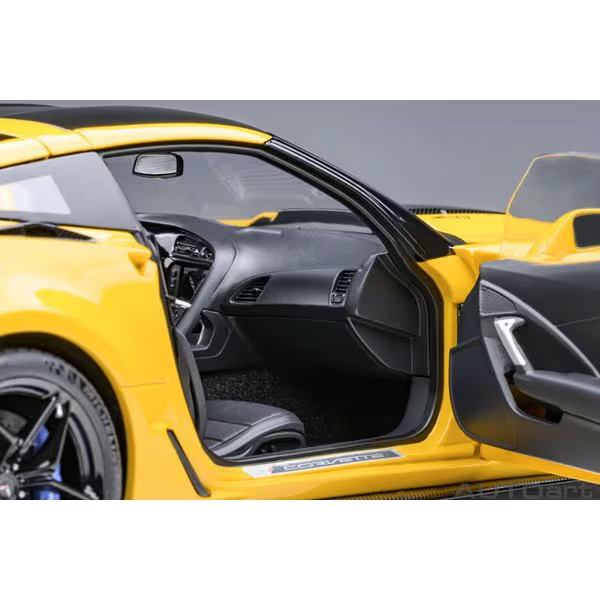 AUTOart 71278 1/18 Chevrolet Corvette C7 ZR1 (Yellow) Die-Cast Model Car