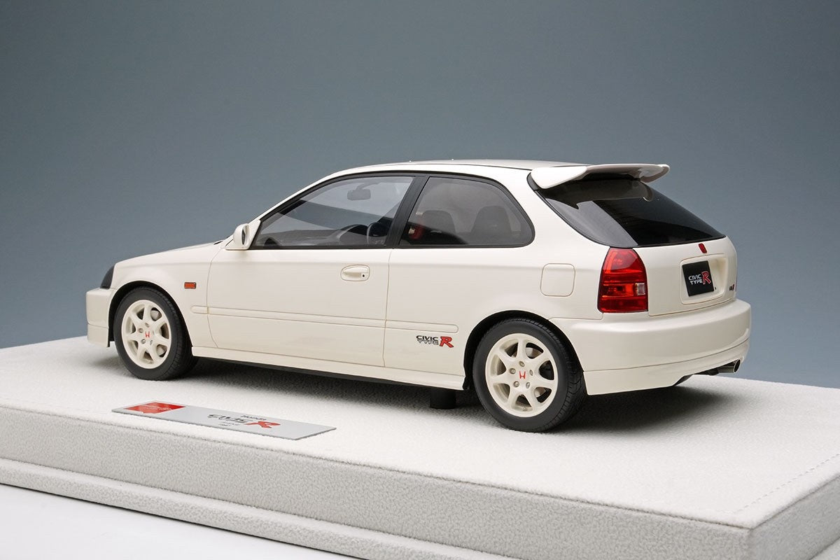 EIDOLON EML115A 1/18 Honda Civic Type R EK9 1997 Championship White Resin