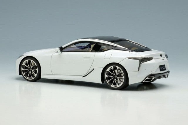 Make Up EIDOLON EM558A 1/43 Lexus LC500 L Package White Nova Pearl 2017 Coupe