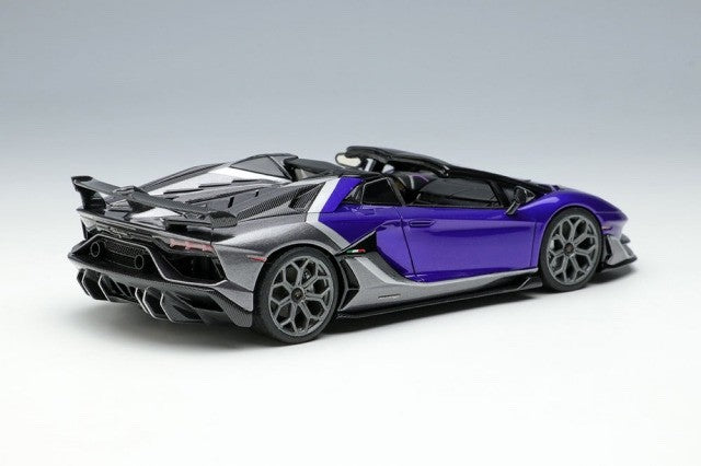 EIDOLON EM669C 1/43 Lamborghini Aventador SVJ Roadster  2020 Viola Hestia Lmited
