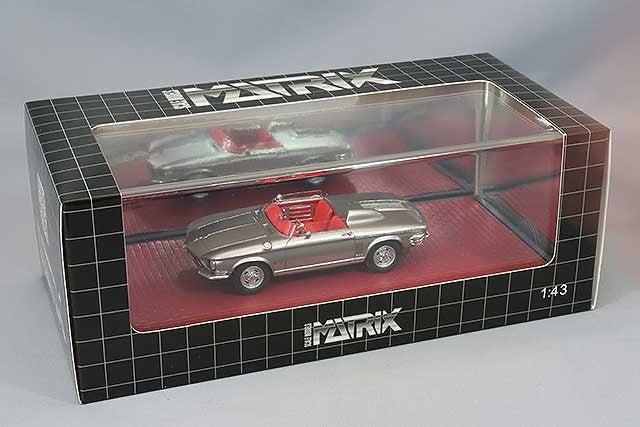 Matrix MX50302051 1/43 Chevrolet Corvair Spyder Concept 1961 Silver Resin
