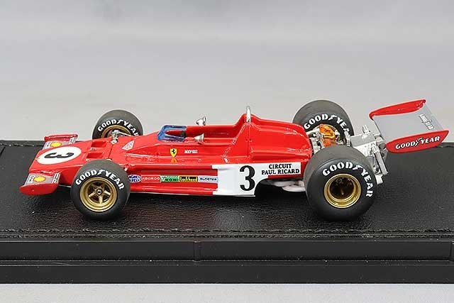 TOPMARQUES GRP43042C 1/43 Ferrari 312 B3 1973 French GP #3 Resin