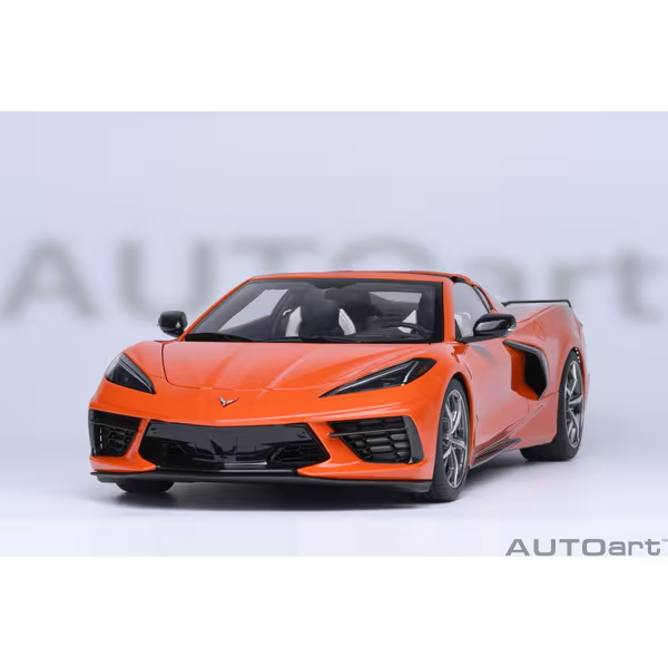 AUTOart 71283 1/18 Chevrolet Corvette C8 Stingray Z51 Orange Diecast