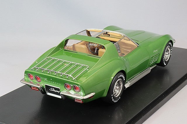 KK Scale KKDC181221 1/18 Chevrolet Corvette C3 1972 Light Green