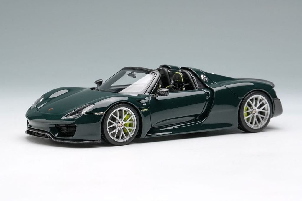 Make Up EIDOLON EM569H 1/43 Porsche 918 Spyder Weissach 2011 Brewster Green