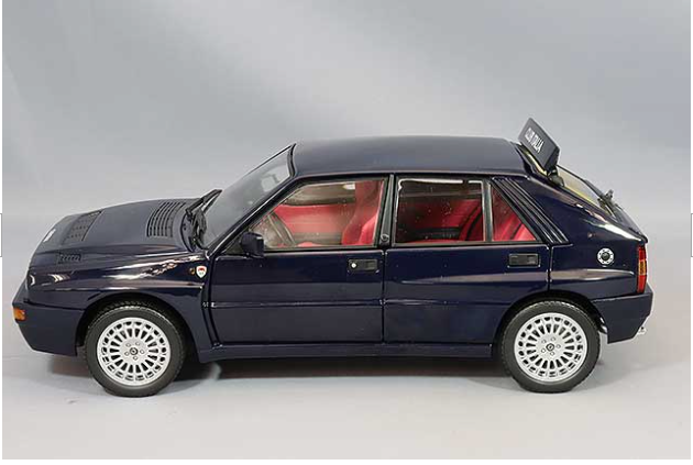 Kyosho KS08343SC 1/18 Lancia HF Integrale Club Italia Blue Diecast