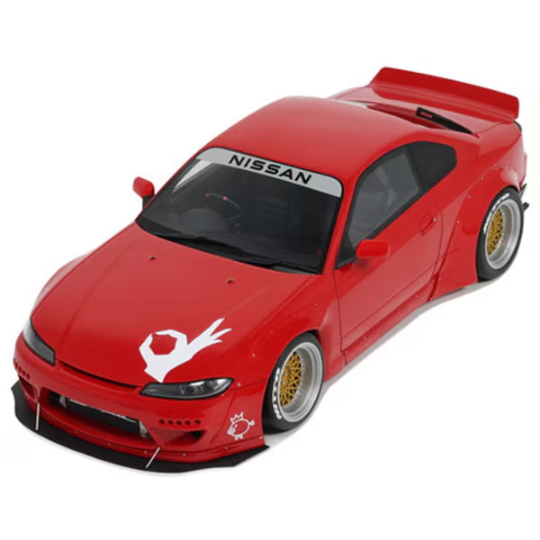 OTTO OTM1115 1/18 Nissan Silvia S15 Rocket Bunny 2014 Red Resin Model