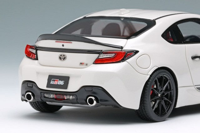 EIDOLON EM752B 1/43 Toyota GR86 40th Anniversary Limited 2023 Crystal WhitePearl