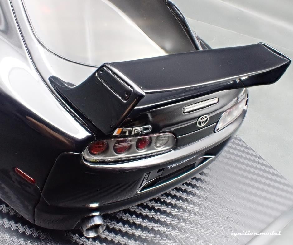 Ignition Model 1/18 Toyota Supra A80 TRD 3000GT Black Resin Model IG3599