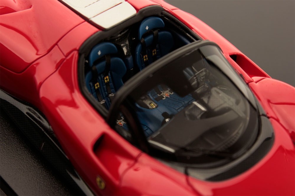 Looksmart LS535SPC 1/43 Ferrari Daytona SP3 2022 Open Roof Rosso Corsa Resin