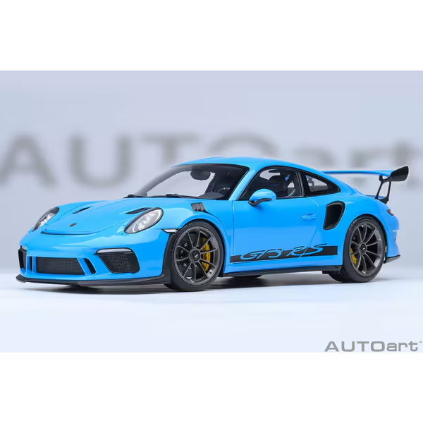 AUTOart 78182 1/18 Porsche 911 991.2 GT3 RS Light Blue Diecast