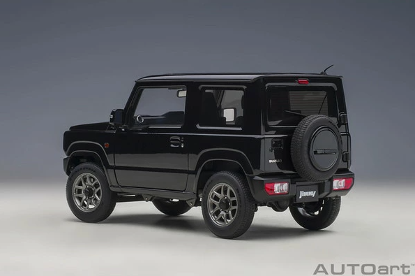 AUTOart 78503 1/18 Suzuki Jimny JB64 Black Pearl Diecast Car with Opening Parts