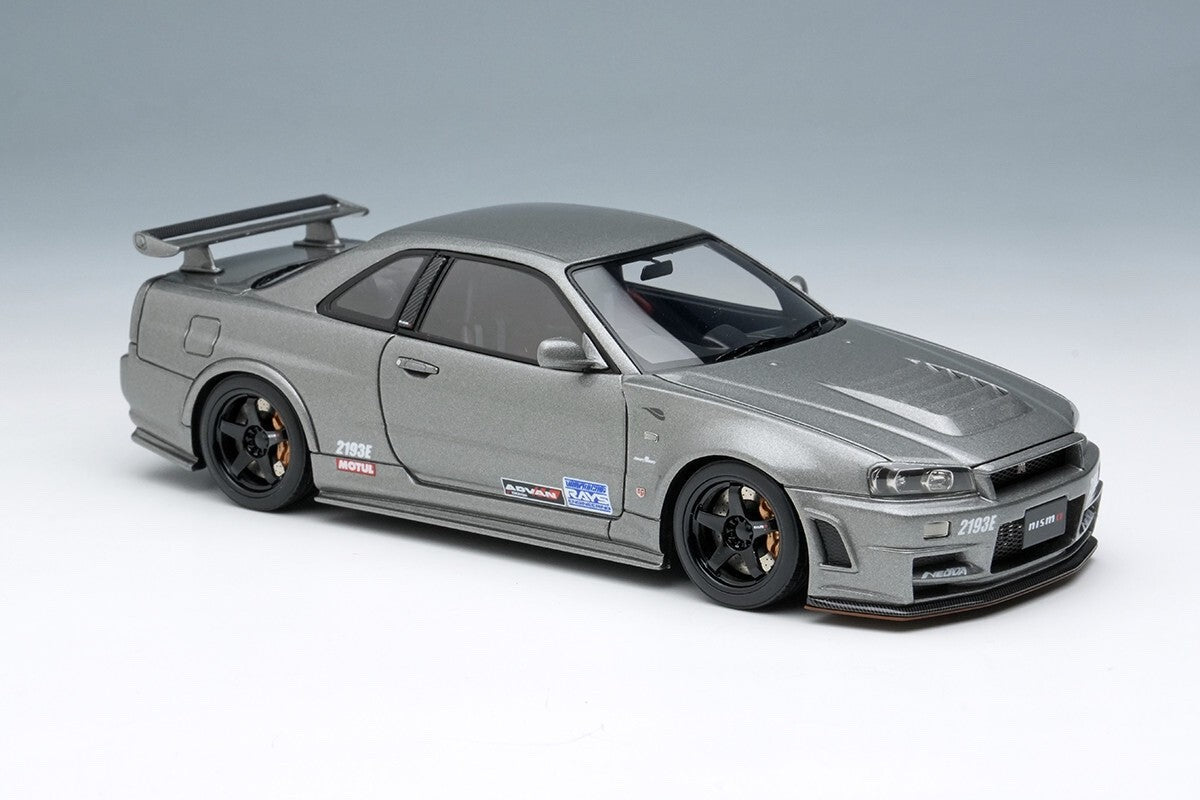 EIDOLON EM422A 1/43 Nissan Skyline GT-R NISMO BNR34 CRS Version 2011 Dark Metal
