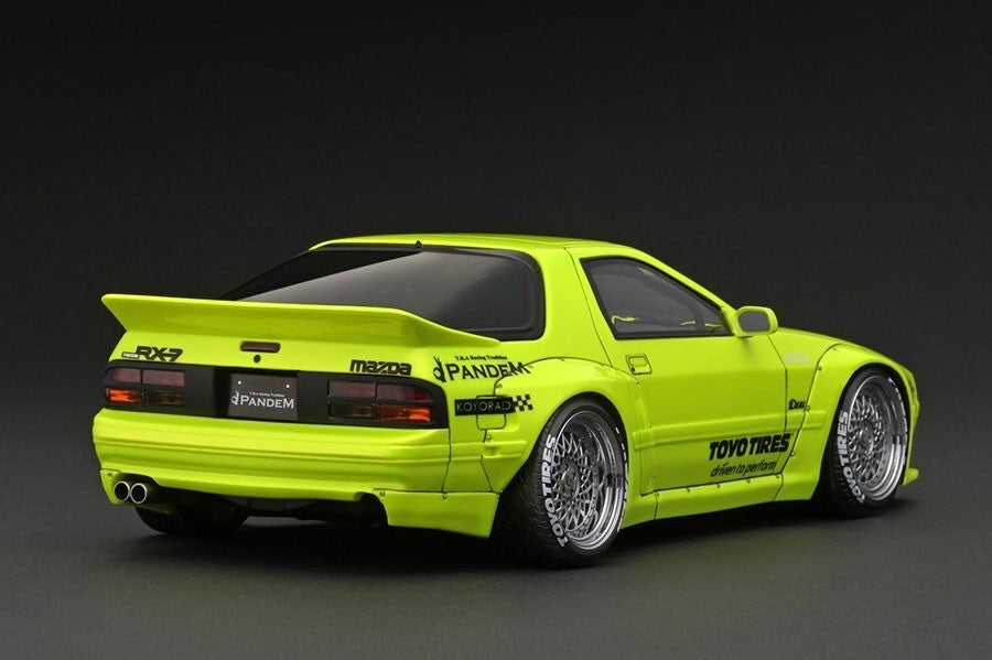 Ignition Model IG2912 1/18 Mazda RX-7 FC3S PANDEM Widebody Yellow