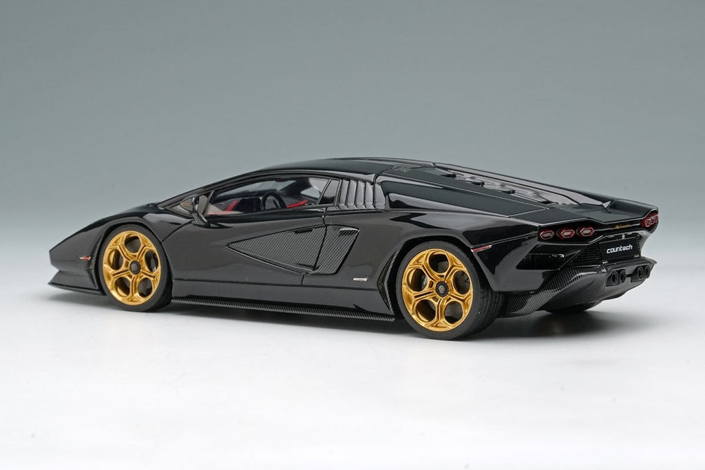 EIDOLON EM740J 1/43 Lamborghini Countach LPI 800-4 2022 Black Resin Ltd 60pcs
