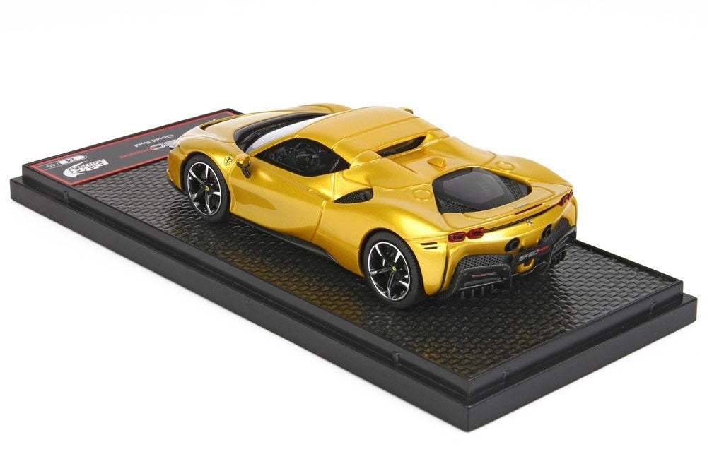 BBR BBRC249A1 1/43 Ferrari SF90 Spider Closed Roof Giallo Montecarlo Ltd 40pcs
