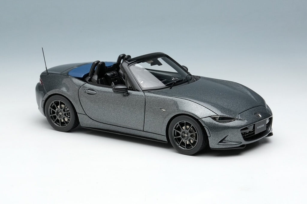 Make Up EIDOLON EM764B 1/43 Mazda Roadster ND 990S 2022 Machine Gray Metallic