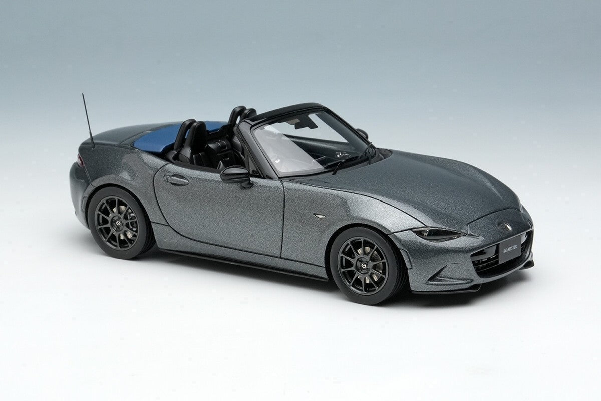 Make Up EIDOLON EM764B 1/43 Mazda Roadster ND 990S 2022 Machine Gray Metallic