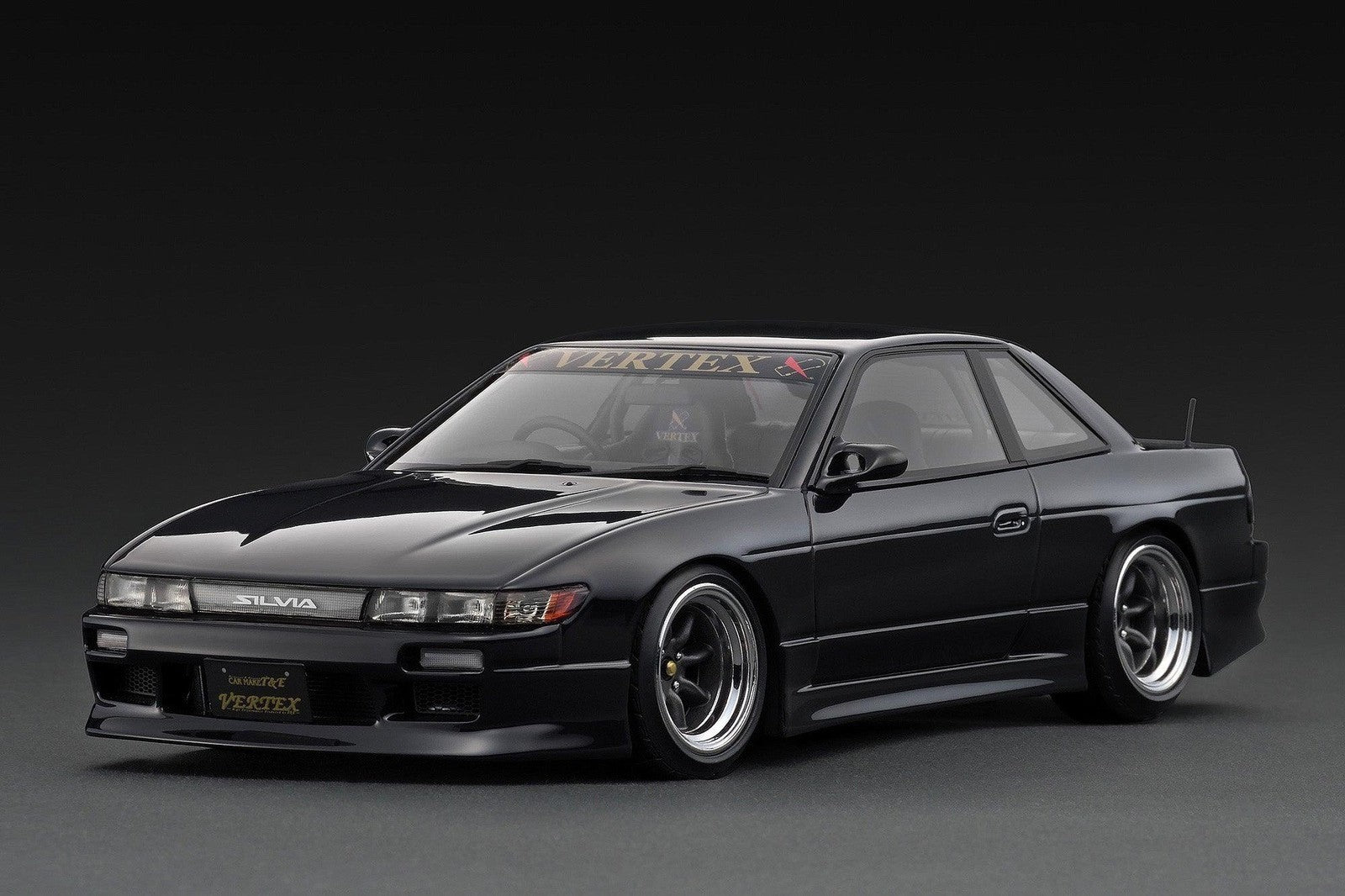 Ignition Model IG3588 1/18 Vertex S13 Silvia Black Watanabe 8-Spoke