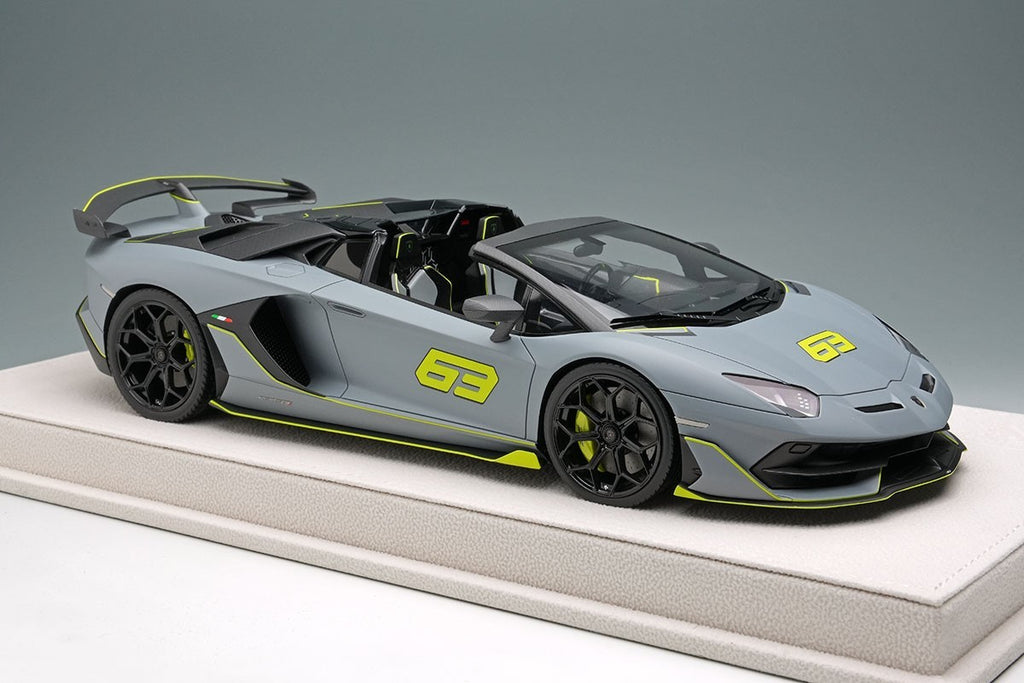 Make Up EIDOLON EML030G 1/18 Lamborghini Aventador SVJ 63 Roadster 2019 Gray