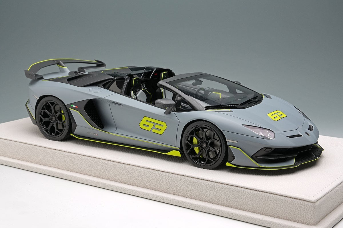 Make Up EIDOLON EML030G 1/18 Lamborghini Aventador SVJ 63 Roadster 2019 Gray