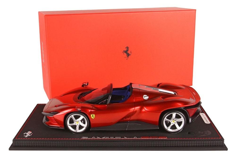 BBR P18214AV 1/18 Ferrari Daytona SP3 2021 Icona Rosso Magma Resin Limited 899pc