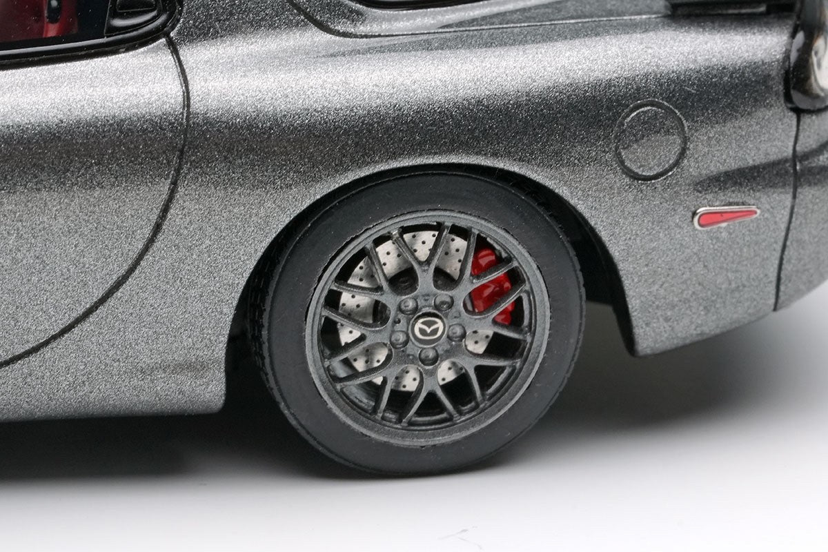 EIDOLON EM817A 1/43 Mazda RX-7 FD3S Spirit R 2002 Headlamp Open Titanium Gray