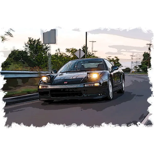 Make Up Eidolon EM666H 1/43 Honda NSX-R NA1 1992 Head Lamp Open Charlotte Green
