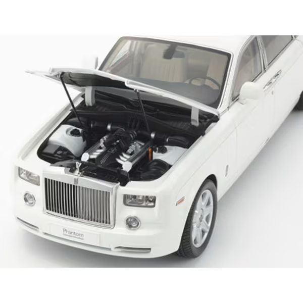 Kyosho KS08841EW2 – 1/18 Rolls-Royce Phantom EWB “English White” (Die-cast)